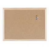Bi-Office Pinnwand mit Holzrahmen- 5 Größen wählbar - 40 x30 cm