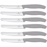 Victorinox 6 Stück Tafelmesser | Küchenmesser – Brötchenmesser Swiss