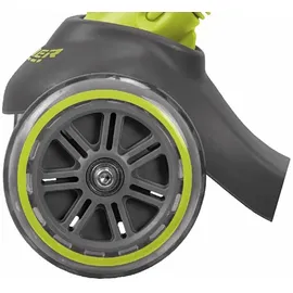 REBEL Kickboard City Scooter RIDER Transparent/Grau/Grün/Schwarz