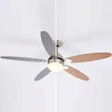 ETC Shop Smart Deckenventilator 132 cm Silber
