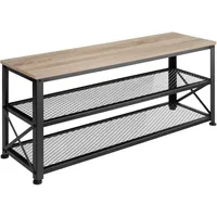 Tectake Schuhregal 101 x 30,5 x 45,5 cm braun / Eiche Sonoma