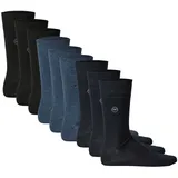 Tom Tailor 9er Pack Herren Socken Schwarz/Blau 43-46