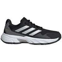 Adidas Courtjam Control 3 Tennisschuh Core Black / Silver Metallic / Grey Four 40