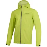 La Sportiva Wanderjacke Discover 2,5-Lagen (umweltfreundlich, lasergeschnittene Unterarmbelüftung) limegelb Herren