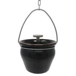 Eliga Aroma-/Aufgusstopf schwarz für Saunen