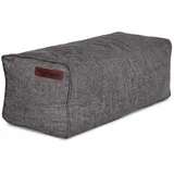 Green Bean Green Bean® Indoor Sitzhocker Pouf 70x33x28cm EPS-Perlen Füllung Home Linen Kuschelig Weich Waschbar - Dunkelgrau