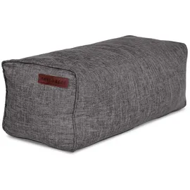 Green Bean Green Bean® Indoor Sitzhocker Pouf 70x33x28cm EPS-Perlen Füllung Home Linen Kuschelig Weich Waschbar - Dunkelgrau