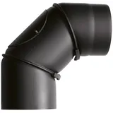 Justus Rohrbogen 150 mm verstellbar 0°-90° Stahl 34 cm Schwarz