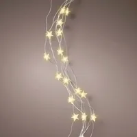 Spetebo 3.06 Bündel Lichterkette mit Sternen - 64 LED