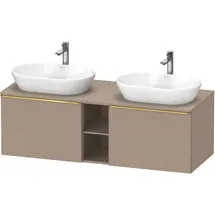 Duravit D-Neo Konsolenwaschtischunterbau wandhängend Leinen Matt 1400x550x459 mm - DE4950B34750000 DE4950B34750000