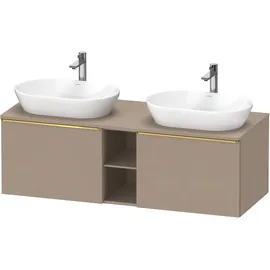 Duravit D-Neo Konsolenwaschtischunterbau wandhängend Leinen Matt 1400x550x459 mm - DE4950B34750000 DE4950B34750000