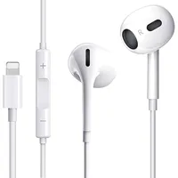 In-Ear Kopfhörer für iPhone [MFi-Zertifiziert] HiFi Stereo Ohrhörer mit Lightning Anschluss Mikrofon und Lautstärkeregler Kompatibel mit iPhone 11/12/13/13 mini/14/X/XS/XR/8/7 Unterstützt alle iOS