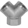 Riegler Verteiler, 2fach, G 1/2 IG, Abgänge 2 x G 1/2 IG, Messing vern.