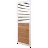 Proregal Lamellenwand für Pergola 2 Stück 0,68 x 2,20 m Weiß