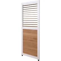Proregal Lamellenwand für Pergola 2 Stück 0,68 x 2,20 m Weiß