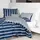 JANINE Kissenbezug modernclassic 39028-28 80 x 80 cm Blau