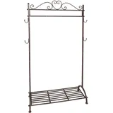 Ambiente Haus Garderobe Stange in Antikbraun - 162 cm (1 St.), braun