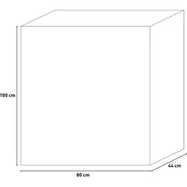 KETER Titan Schwarz und grau, 100 cm, - Schwarz