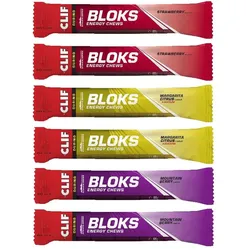 Clif Bar Unisex Clif Shot Bloks Testpaket (6 x 60g)