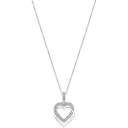 Jette 88336054 Damen-Kette Herz Swing Heart 925 Silber