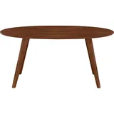 miliboo Vintage oval 160 x 76 x 90 cm Nussbaum