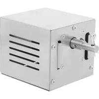 BBQ Grillmotor - Elektrischer Drehspießmotor 25 W - Rotisserie Motor für Grill - Für Hähnchen, Fisch, Mais - Silber