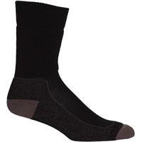 Icebreaker Hike+ Medium Crew Herren Wandersocken-Schwarz-S