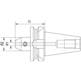 Fortis Flächenspannfutter JISB6339AD BT50 6 mm A50