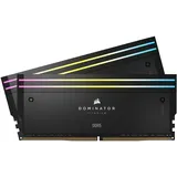 Corsair Dominator Titanium RGB DDR5 RAM 96GB (2x48GB) DDR5 6600MHz CL32 Intel XMP iCUE-Kompatibler Computerspeicher - Schwarz