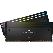 Corsair Dominator Titanium RGB DDR5 RAM 96GB (2x48GB) DDR5 6600MHz CL32 Intel XMP iCUE-Kompatibler Computerspeicher - Schwarz