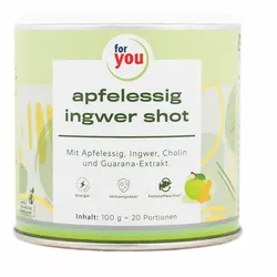 for you apfelessig ingwer shot 100g- 20 Portionen