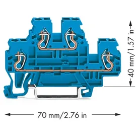 WAGO GmbH &amp; Co. KG Doppelstockklemme 870-504