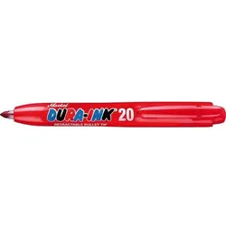 Permanent-Marker DURA-INK 20, Farbe rot