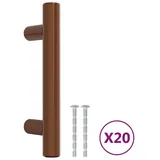 vidaXL Möbelgriffe 20 Stk. Bronzen 64 mm Edelstahl