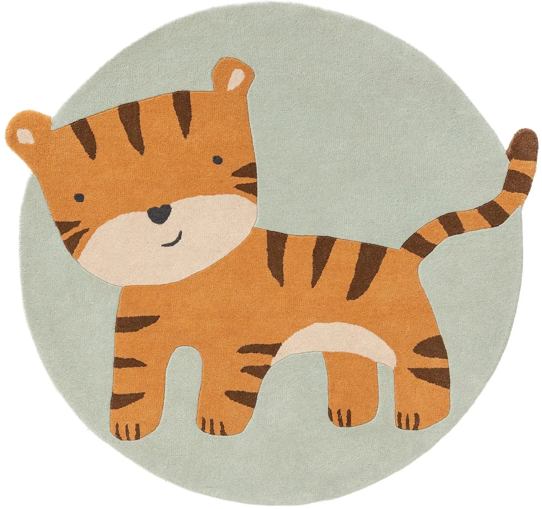 Lytte Kinderteppich Savannah Multicolor 115x120 cm - Teppich für Kinderzimmer