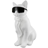 Casablanca by Gilde Tierfigur »Katze mit Brille Hero Cat«, schwarz-weiß