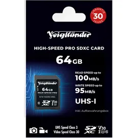 Voigtländer Prof. High-Speed SDXC 64GB UHS-I