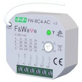 F&F Unterputz-Funksender 230V FW-RC4AC - Weiß