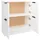 vidaXL Sideboard Weiß 60x30x70 cm Holzwerkstoff