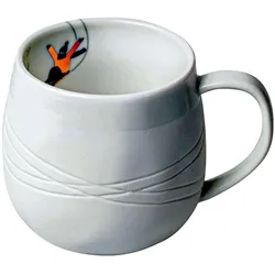 räder Schneetag Tasse Schlitten Porzellan weiß 0092313