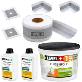 Hangato GmbH Dichtset Flüssigfolie 12 kg Dichtband Tiefengrund 2 L