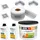 Hangato GmbH Dichtset Flüssigfolie 12 kg Dichtband Tiefengrund 2 L