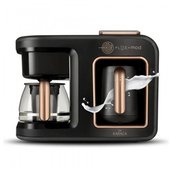Karaca Espressomaschine Hatır Plus Mod 5 in 1, 750 ml Tee Turkischen Kaffeemaschine schwarz