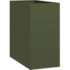 vidaXL Pflanzgefäß 40 x 80 x 80 cm Olivgrün