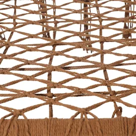 Mobili Rebecca Hängesessel, Braun, Textil, 130x150x70 cm, Gartenmöbel, Hängematten