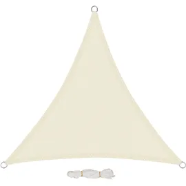 EUGAD Sonnensegel 200g/m2 inkl Befestigungsseile Premium HDPE Wetterbeständig atmungsaktiv Dreieck, rechtwinklig,luftdurchlässig, wasserdurchlässig, für Terrasse, Garten, Balkon, Camping,