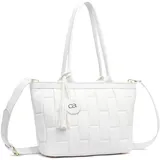 COLLEZIONE ALESSANDRO Saint Schultertasche Polyurethan White
