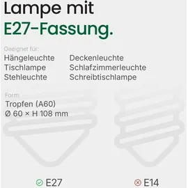 Spectrum LED-Birne 9W E27 840 lm kaltweiß