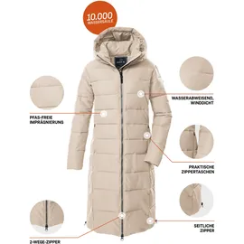 G.I.G.A. DX by killtec Damen Steppmantel/Steppparka/Funktionsmantel in Daunenoptik mit Kapuze GW 88 WMN QLTD CT, 48, 43534-000