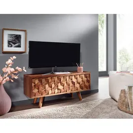 Wohnling TV-Lowboard 92x44x35 cm Braun Holz